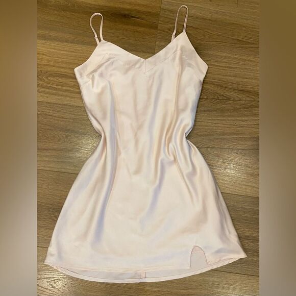Forever 21 Champayne Lined Slip Dress Size medium - Picture 1 of 11